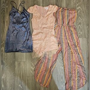 Dress, Romper, AND Straplesd Jumpsuit